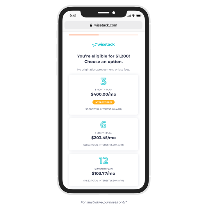 finance mobile screen